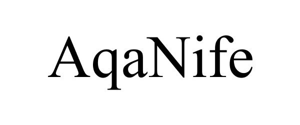 Trademark Logo AQANIFE