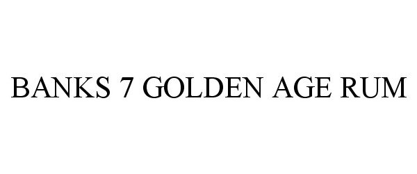  BANKS 7 GOLDEN AGE RUM