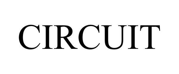 Trademark Logo CIRCUIT