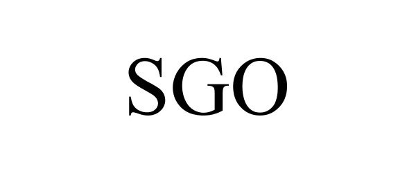 Trademark Logo SGO