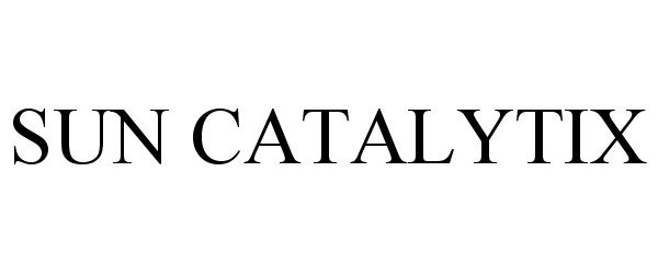 Trademark Logo SUN CATALYTIX
