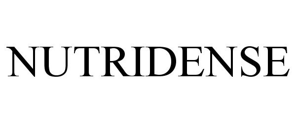 Trademark Logo NUTRIDENSE