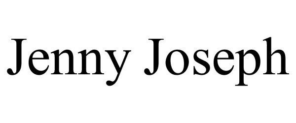 Trademark Logo JENNY JOSEPH