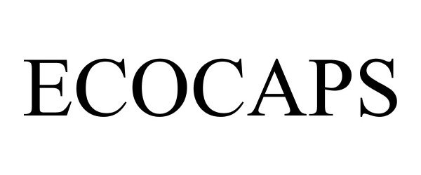 Trademark Logo ECOCAPS