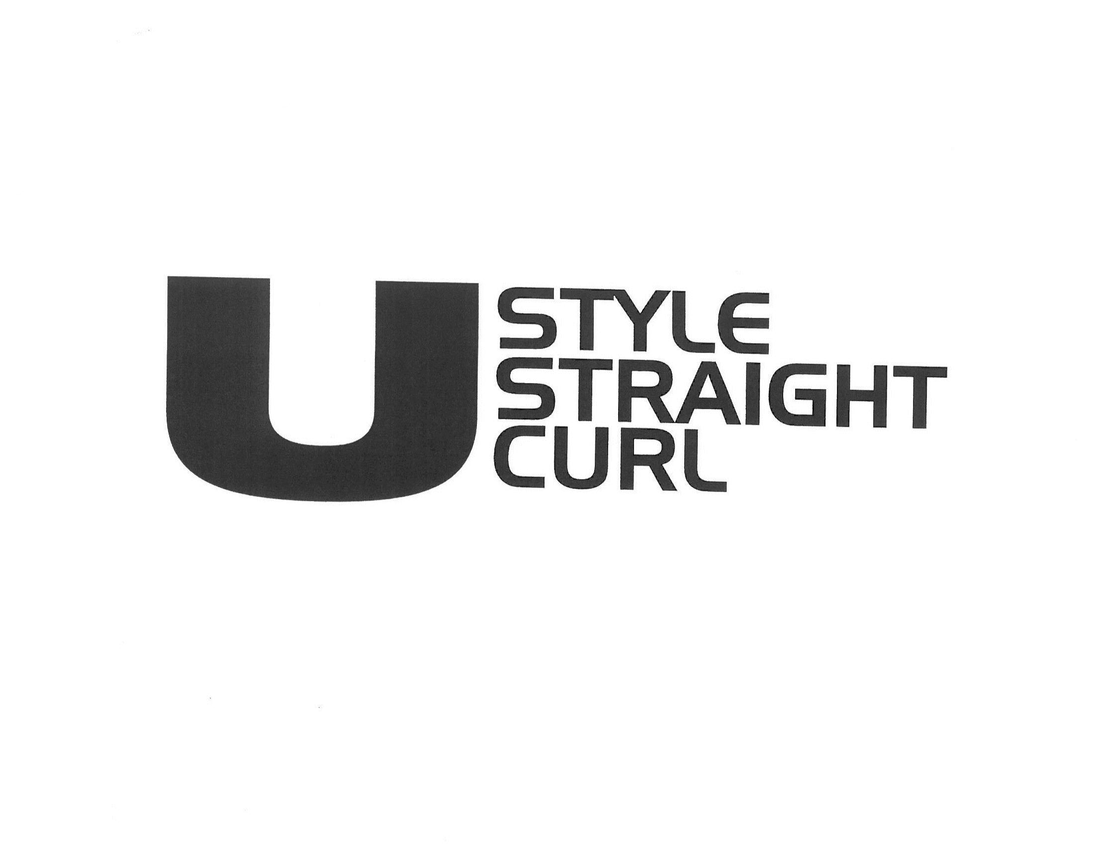 Trademark Logo U STYLE STRAIGHT CURL