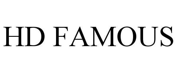 Trademark Logo HD FAMOUS