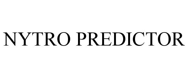 Trademark Logo NYTRO PREDICTOR