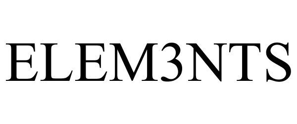 Trademark Logo ELEM3NTS