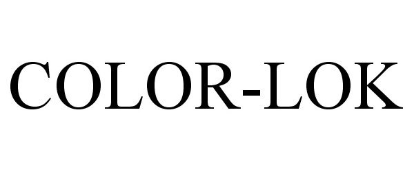 Trademark Logo COLOR-LOK