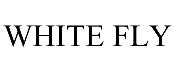 Trademark Logo WHITE FLY