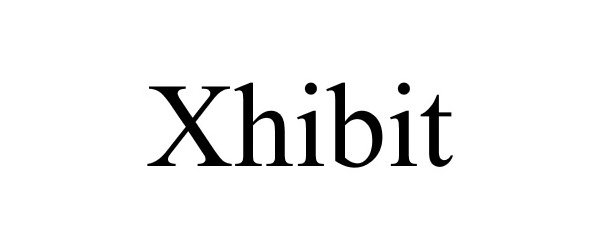 Trademark Logo XHIBIT