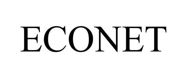 Trademark Logo ECONET