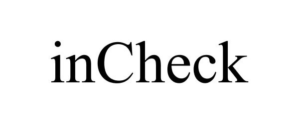 Trademark Logo INCHECK