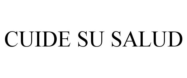  CUIDE SU SALUD