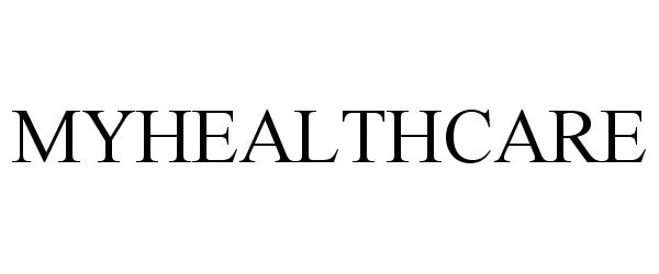 Trademark Logo MYHEALTHCARE