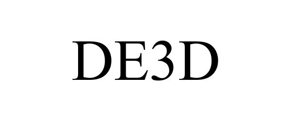 Trademark Logo DE3D