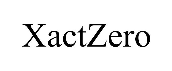 Trademark Logo XACTZERO