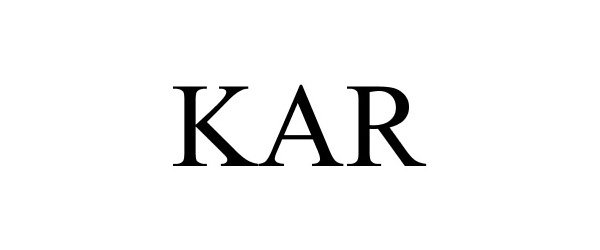 Trademark Logo KAR