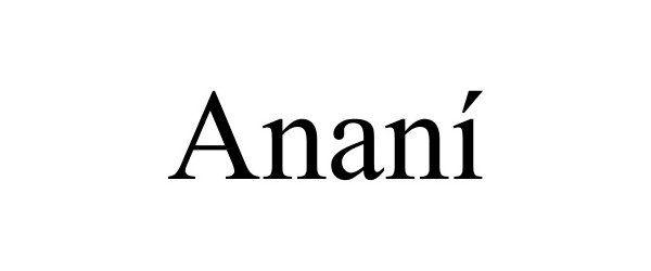 Trademark Logo ANANÃ
