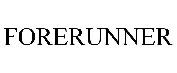 Trademark Logo FORERUNNER