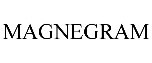 Trademark Logo MAGNEGRAM