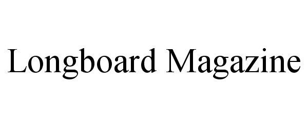 Trademark Logo LONGBOARD MAGAZINE