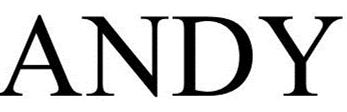 Trademark Logo ANDY