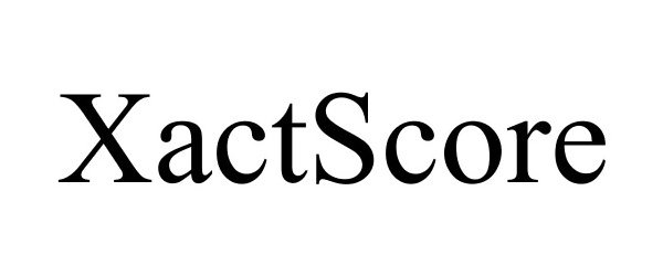 Trademark Logo XACTSCORE