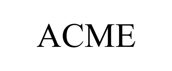 Trademark Logo ACME