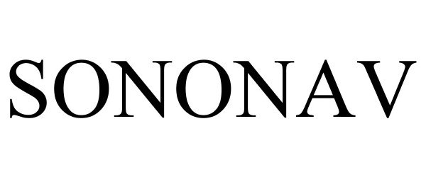 Trademark Logo SONONAV