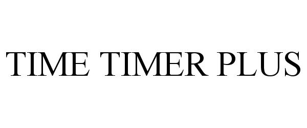 Trademark Logo TIME TIMER PLUS