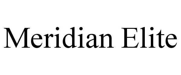 Trademark Logo MERIDIAN ELITE