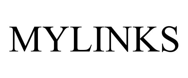 Trademark Logo MYLINKS