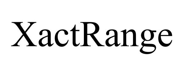 Trademark Logo XACTRANGE
