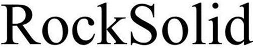 Trademark Logo ROCKSOLID