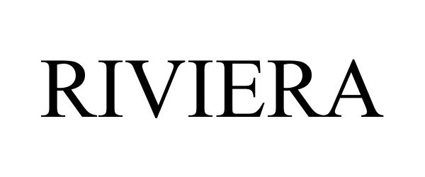 Trademark Logo RIVIERA