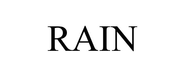 Trademark Logo RAIN