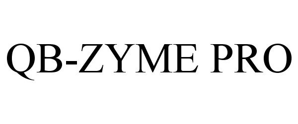 Trademark Logo QB-ZYME PRO