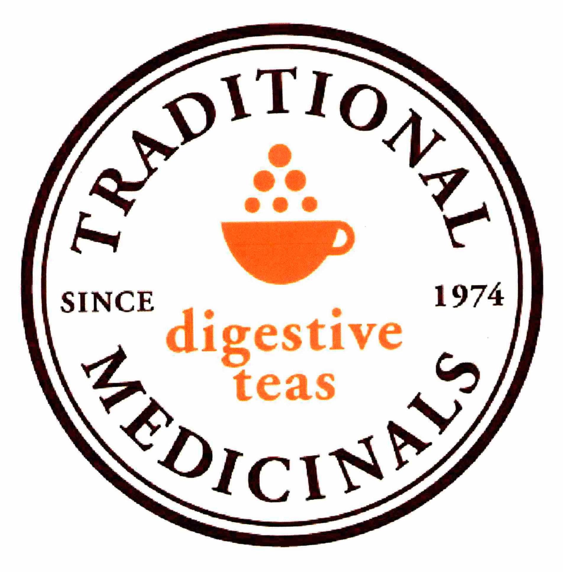 Trademark Logo TRADITIONAL MEDICINALS DIGESTIVE TEAS SINCE 1974