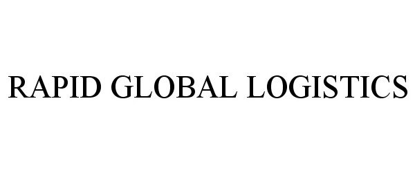  RAPID GLOBAL LOGISTICS