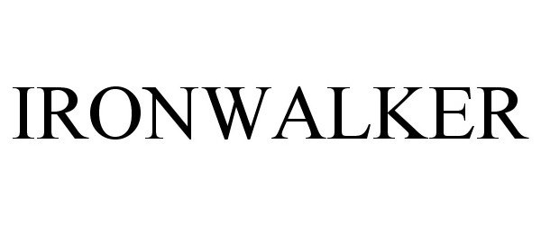 Trademark Logo IRONWALKER