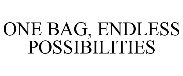  ONE BAG, ENDLESS POSSIBILITIES