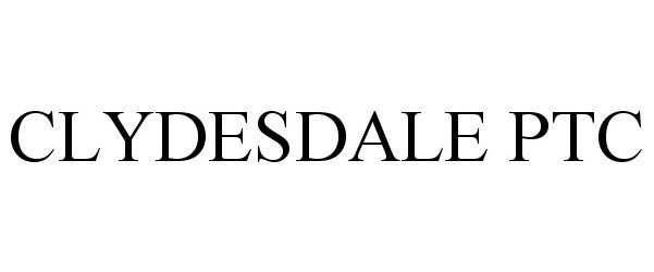 Trademark Logo CLYDESDALE PTC