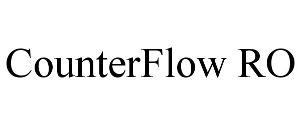  COUNTERFLOW RO