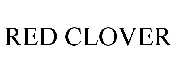 Trademark Logo RED CLOVER