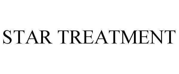 Trademark Logo STAR TREATMENT