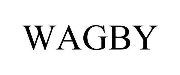 Trademark Logo WAGBY
