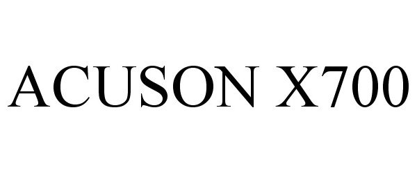  ACUSON X700