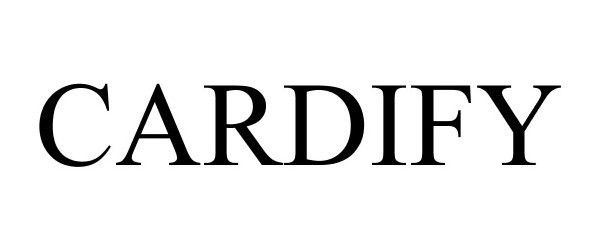 Trademark Logo CARDIFY