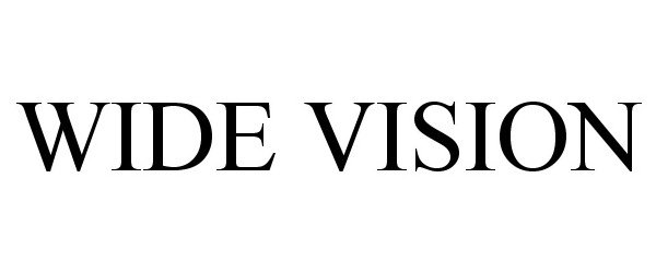 Trademark Logo WIDE VISION